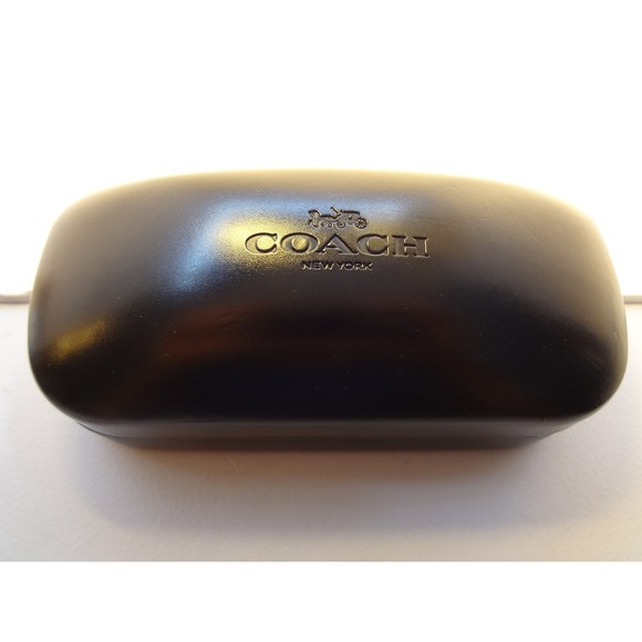 COACH Hardshell black Eyeglasses Sunglasses Case Authentic Designer - Picture 1 of 3